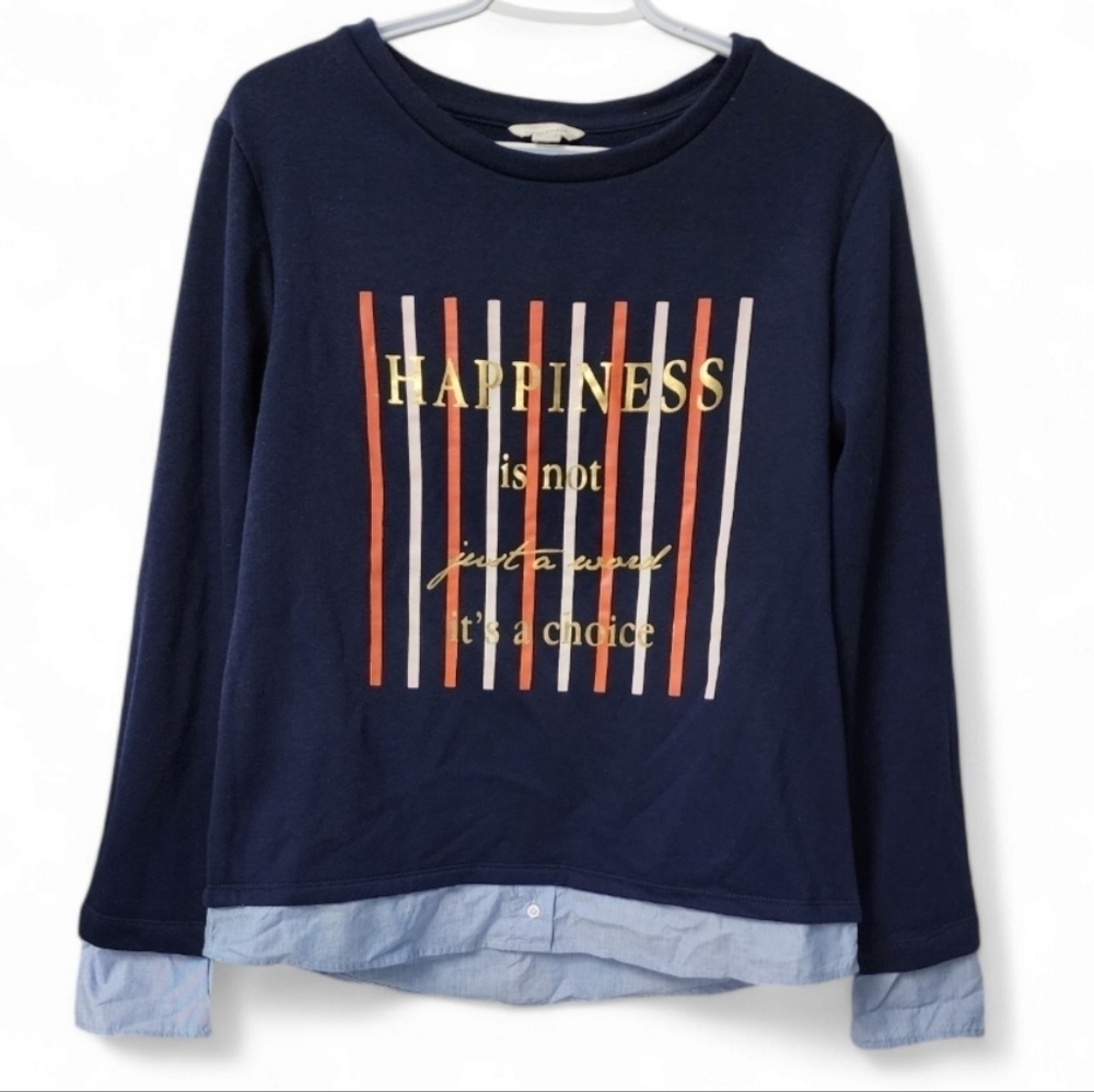 Springfield fleece dressy sweatshirt sweater